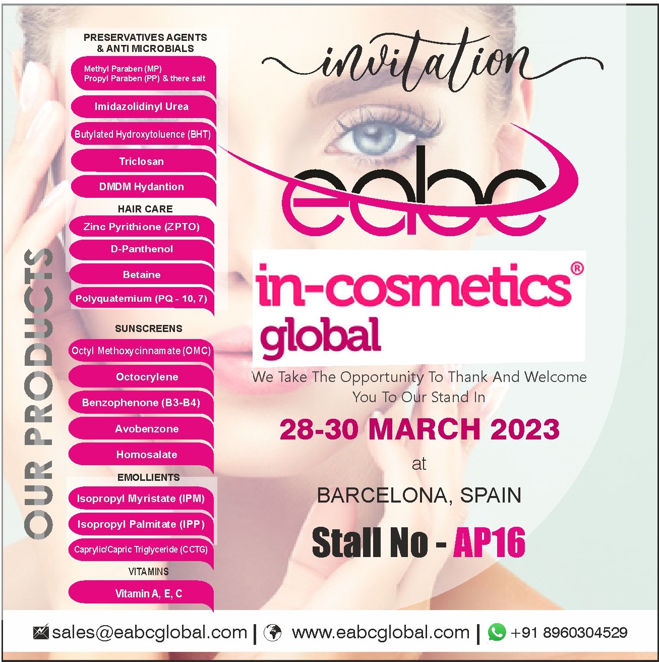 In Cosmetic Expo 2023