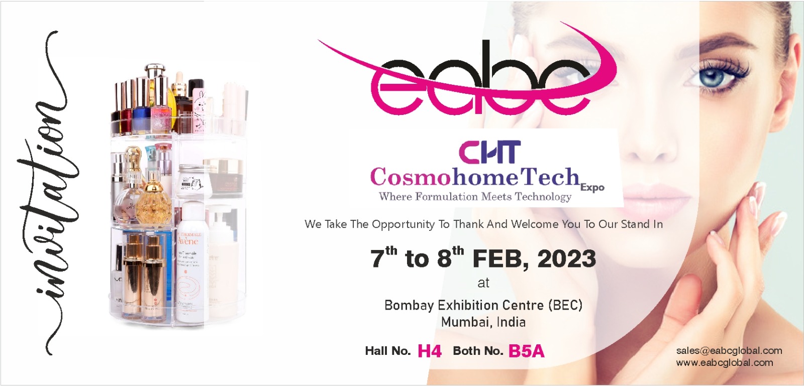 CosmoHomeTech Expo 2023- Bombay Exhibition Centre (BEC), Mumbai